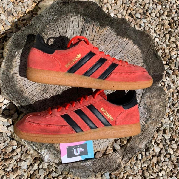Adidas Originals Spezial Premium Red Suede Black Gum