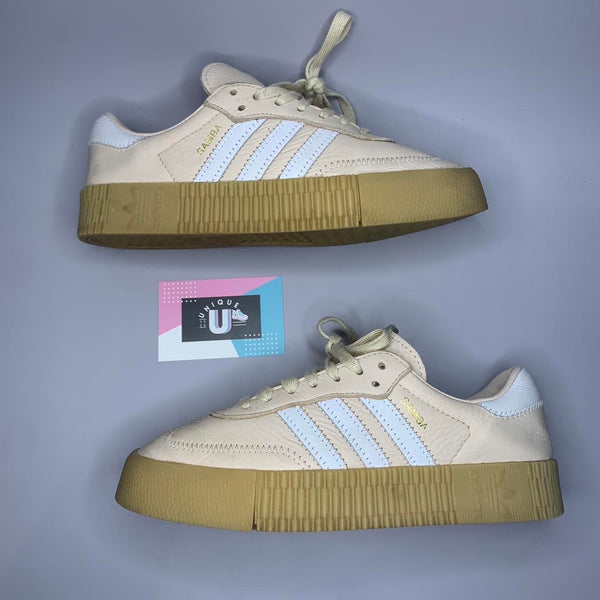 Adidas Originals Samba Rose Cream Leather White Special Edition Sambarose