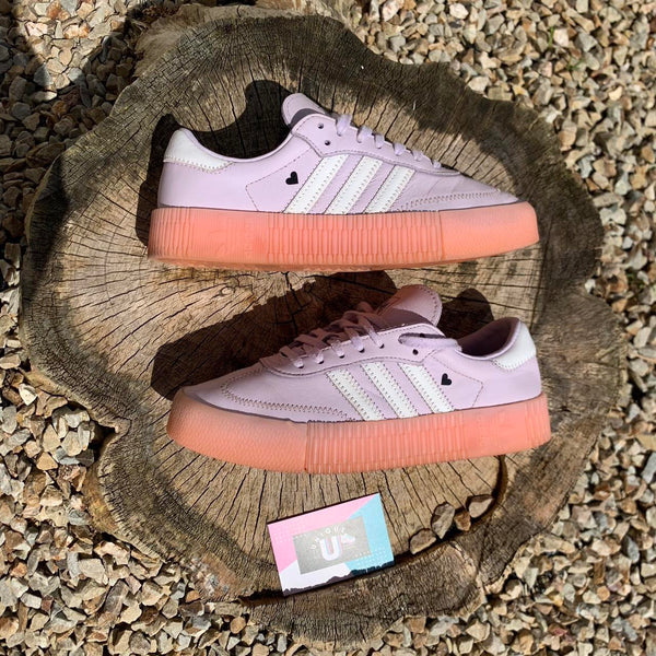 Adidas Originals Samba Rose Purple Leather Special Edition Sambarose