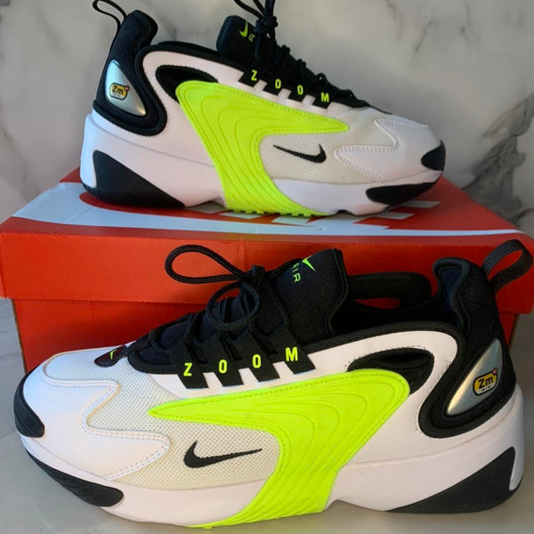 Special Edition Nike Zoom 2K White & Black & Volt Green
