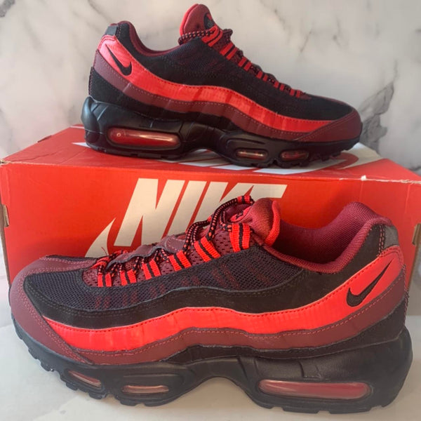 Nike Air Max 95 Red Black Unique Team Red Black Uni Red - RARE