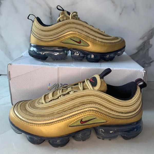 Nike Gold Air Vapormax 97 Gold Bullet