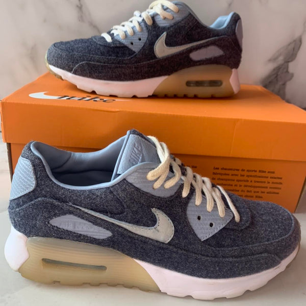 Nike Air Max 90 Ultra Premium Navy Trainers Womens