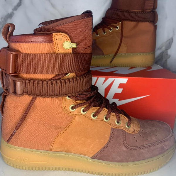 Premium Nike Air Force 1 Dark Russet Hi