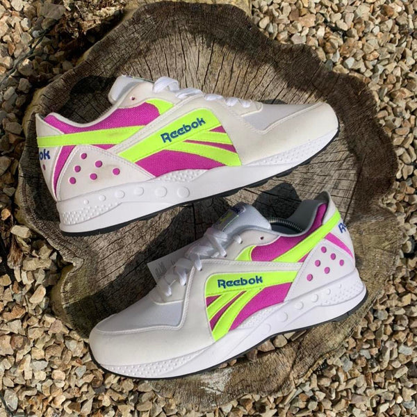 Reebok Pyro Hyper Violet And Neon Yellow