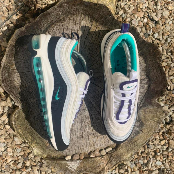 Nike Air Max 97 Premium Grape White Purple Teal Green