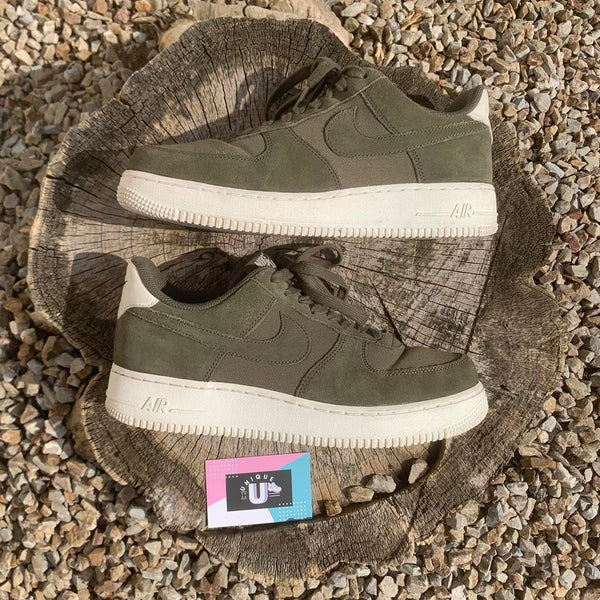 Nike Air Force 1 Low Premium Olive Green Suede