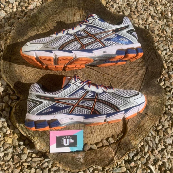 ASICS Gel GT-1000 Special Edition White Grey Navy Orange