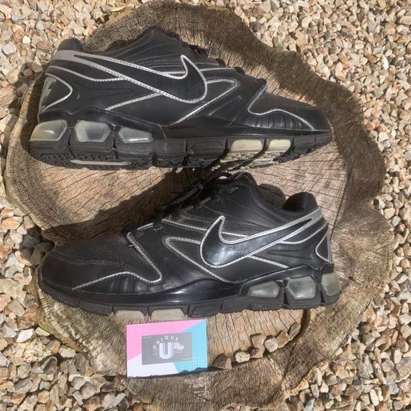 Nike Air Max Vintage Black Leather Grey Silver