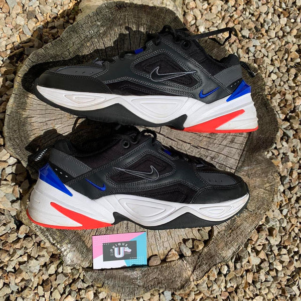 Nike M2k Tekno Premium Black Racer Blue Red White