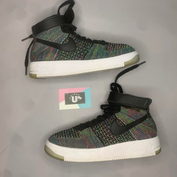 Nike Air Force 1 High Ultra Flyknit Colour Blast Black Multi White