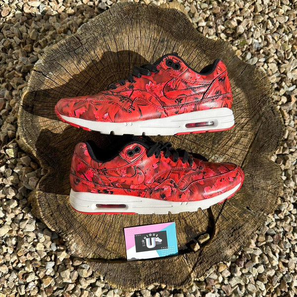 Nike Air Max 1 Premium Shanghai Red Blossim Black White