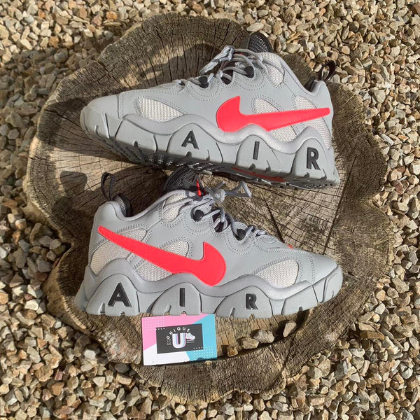 Nike Air Barrage Premium Fog Grey Solar Red