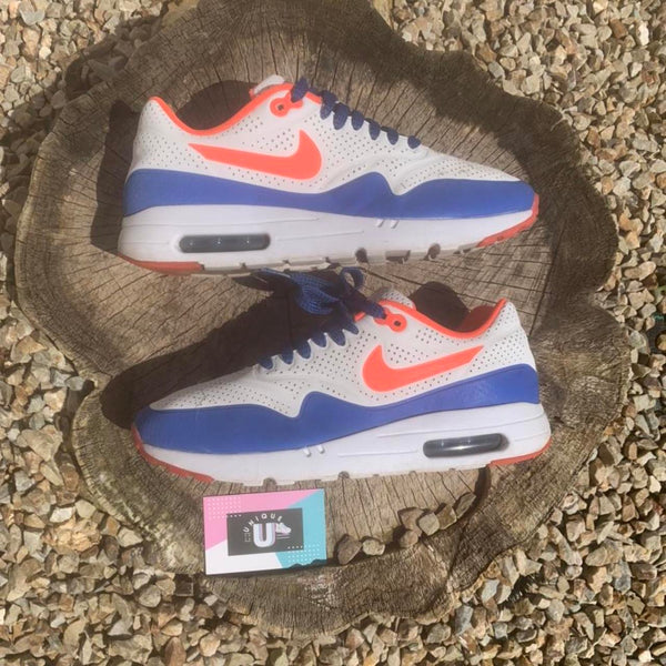 Nike Air Max 1 Ultra Tropical Hype Nike ID By You White Orange Blue