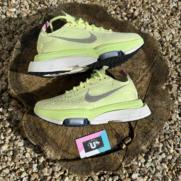 Nike Air Zoom Type 2 Volt Neon Suede Lightweight Black White