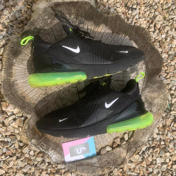 Nike Air Max 270 Black Neon Green Premium Lightweight