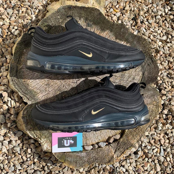 Nike Air Max 97 Black Gold Off-Black Midnight Deep-Green