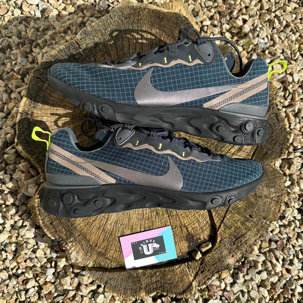 Nike React Element 55 Premium Midnight Green Black Cream