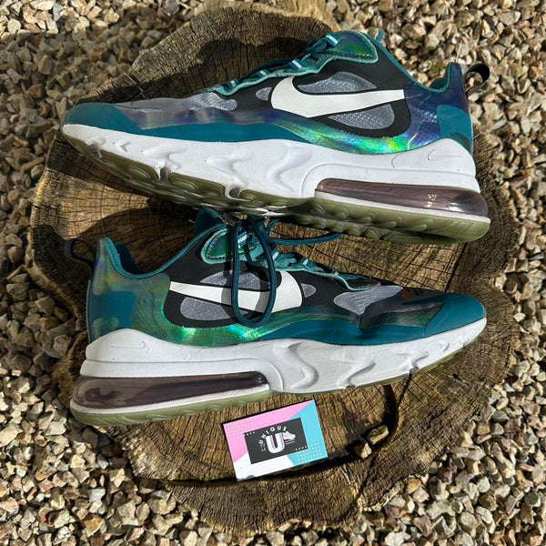 Nike Air Max 270 Premium Sea Green Black Grey Orange