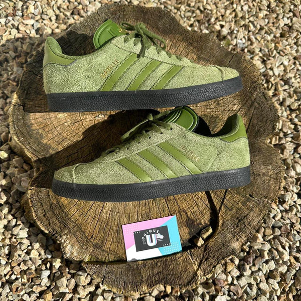 Adidas Gazelle Special Edition Green Suede Leather