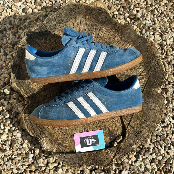 Adidas Originals Premium Koln Blue Suede White Leather Gum