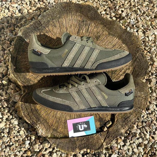 Adidas Jeans Special Edition Cordura Green Suede Mesh