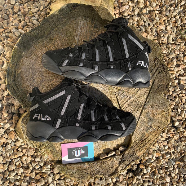 FILA Mid Black Suede Silver Grey Mesh - Premium Style