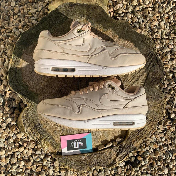 Nike Air Max 1 Barely Rose Cream Tan Pink Gold
