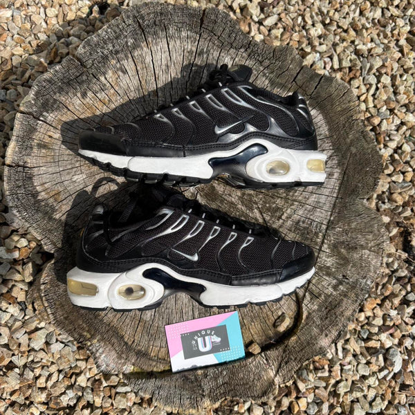Nike Air Max TN Plus Black Mesh Silver White