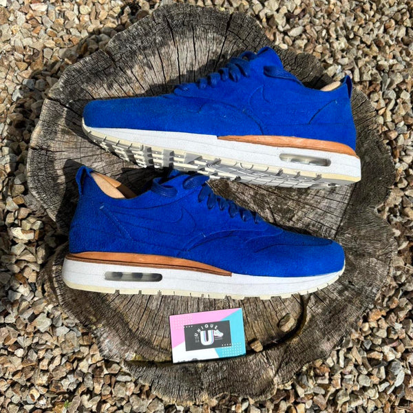 Nike Air Max 1 Royal Blue Suede Premium Game