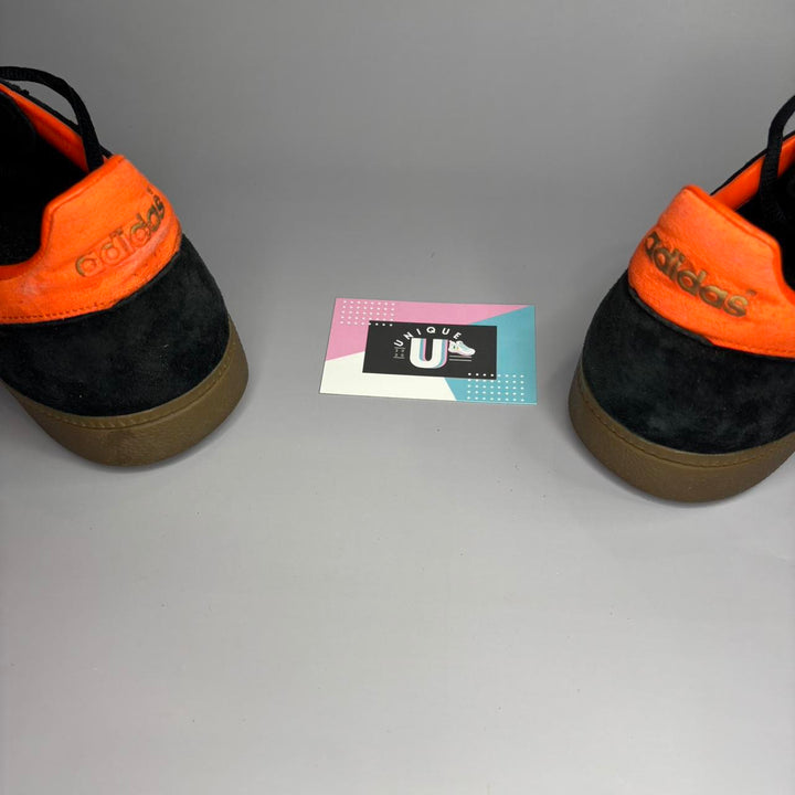 Adidas Handball Spezial Premium Retro Black Orange Suede PRM – Unique Kicks